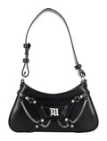 LEATHER FETISH SHOULDER BAG