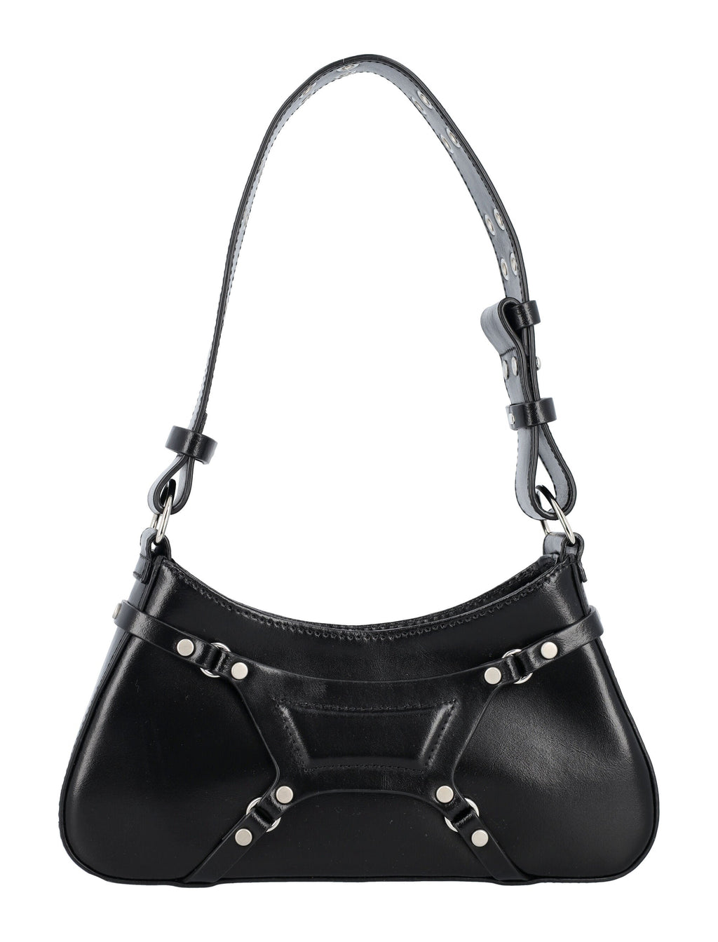 LEATHER FETISH SHOULDER BAG