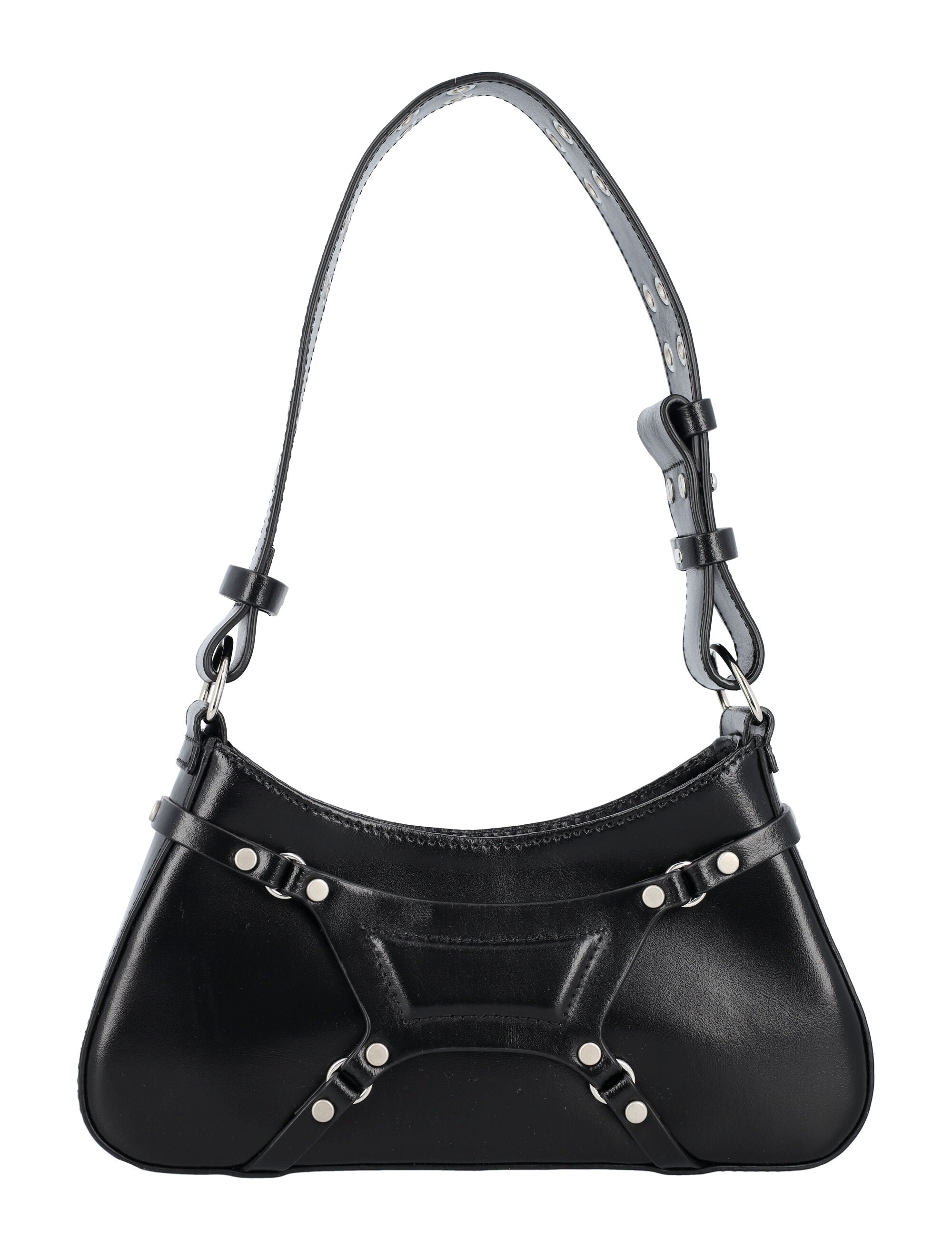 LEATHER FETISH SHOULDER BAG