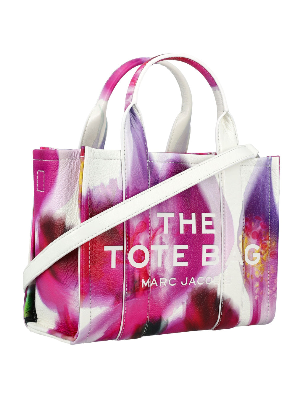 The Future Floral Leather Small Tote Bag