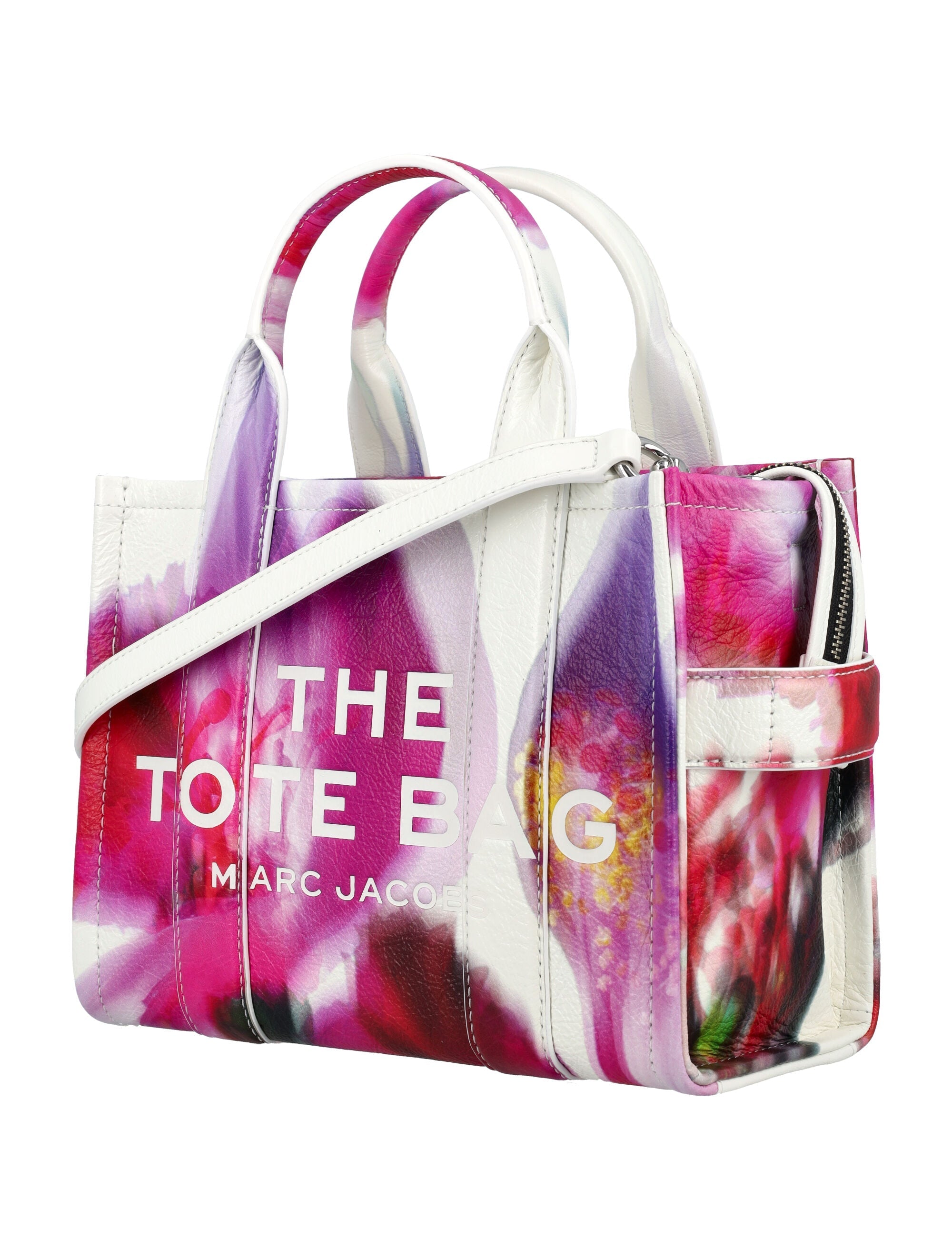 The Future Floral Leather Small Tote Bag