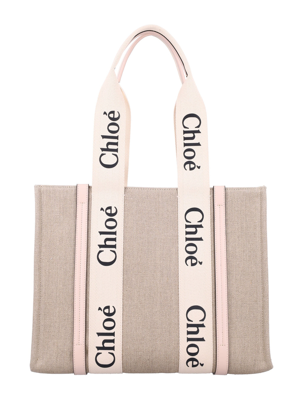 LINEN WOODY TOTE BAG