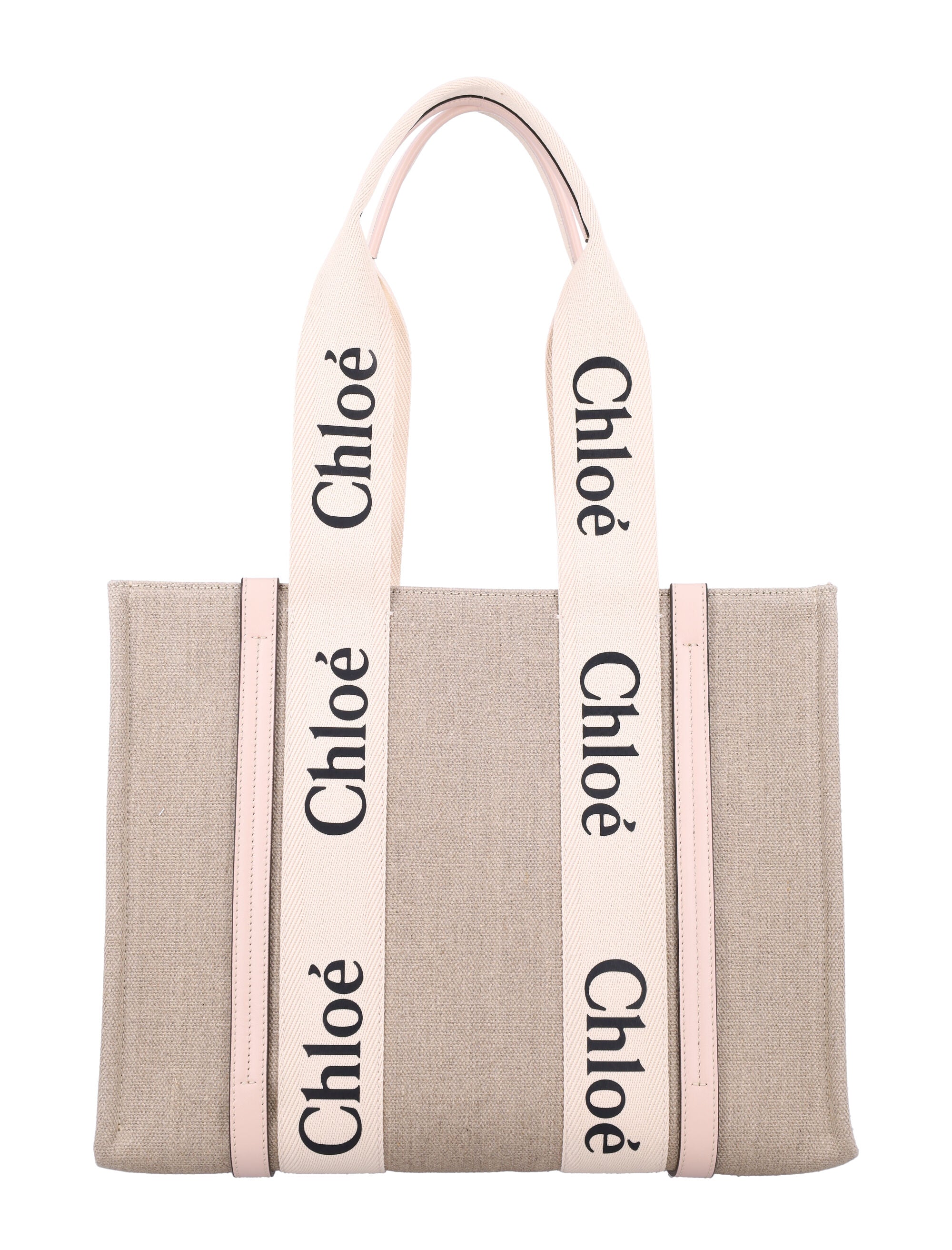 LINEN WOODY TOTE BAG