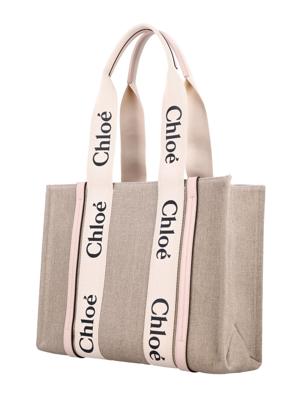 LINEN WOODY TOTE BAG