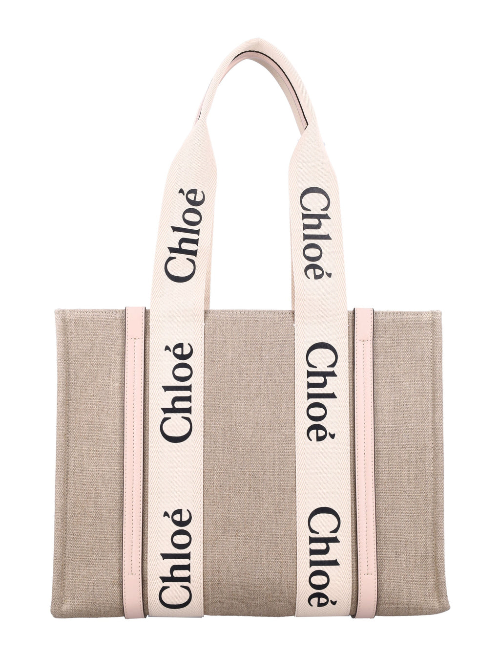 LINEN WOODY TOTE BAG