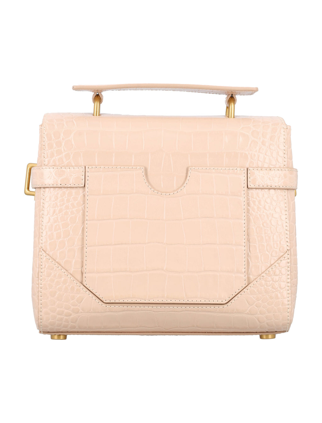 B-BUZZ 23 CROCCO-EMBOSSED LEATHER BAG