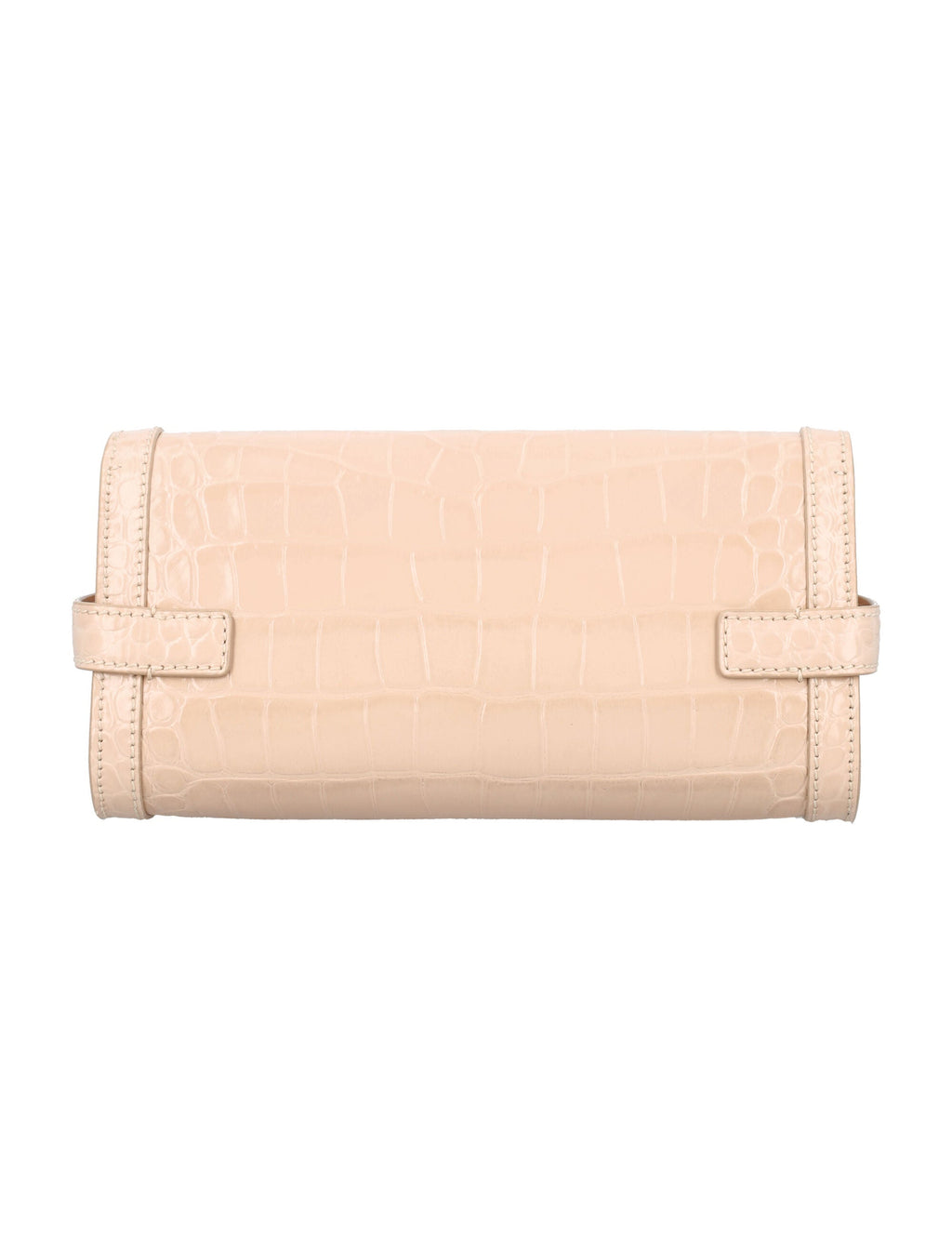 B-BUZZ 23 CROC-EMBOSSED LEATHER CLUTCH