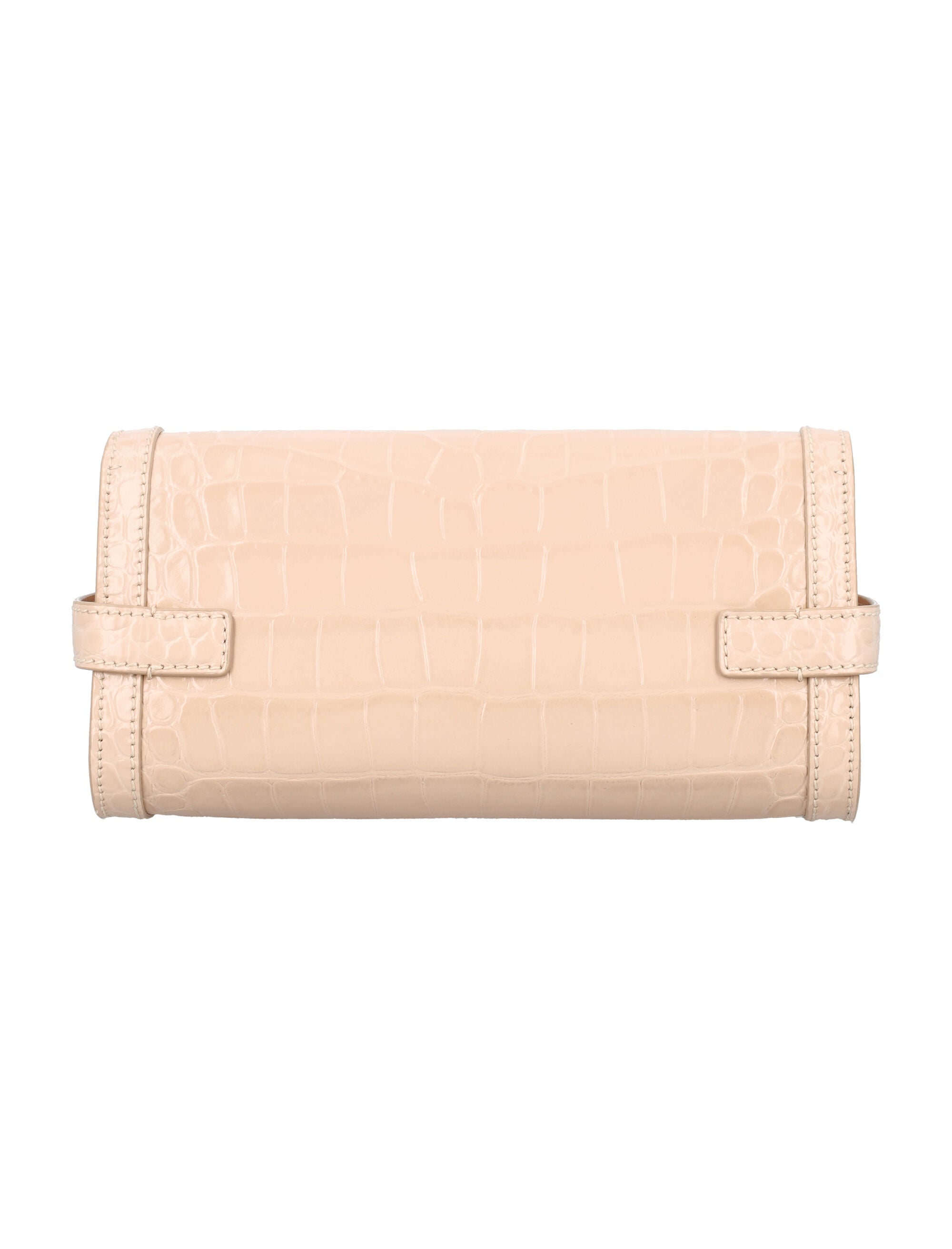 B-BUZZ 23 CROC-EMBOSSED LEATHER CLUTCH