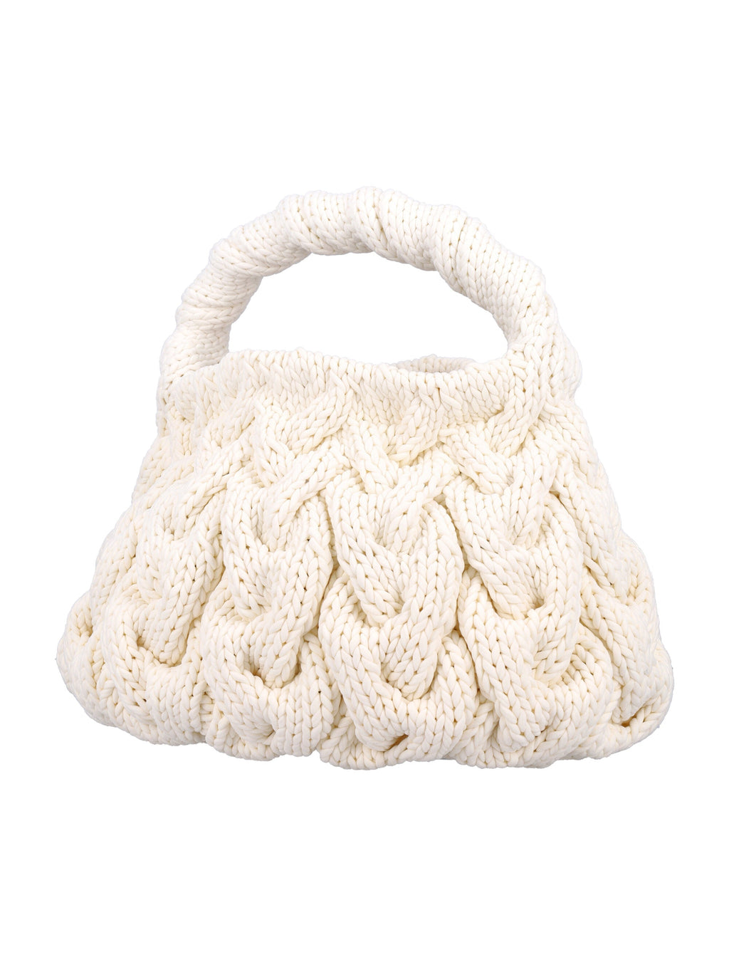 CABLE KNIT BAG