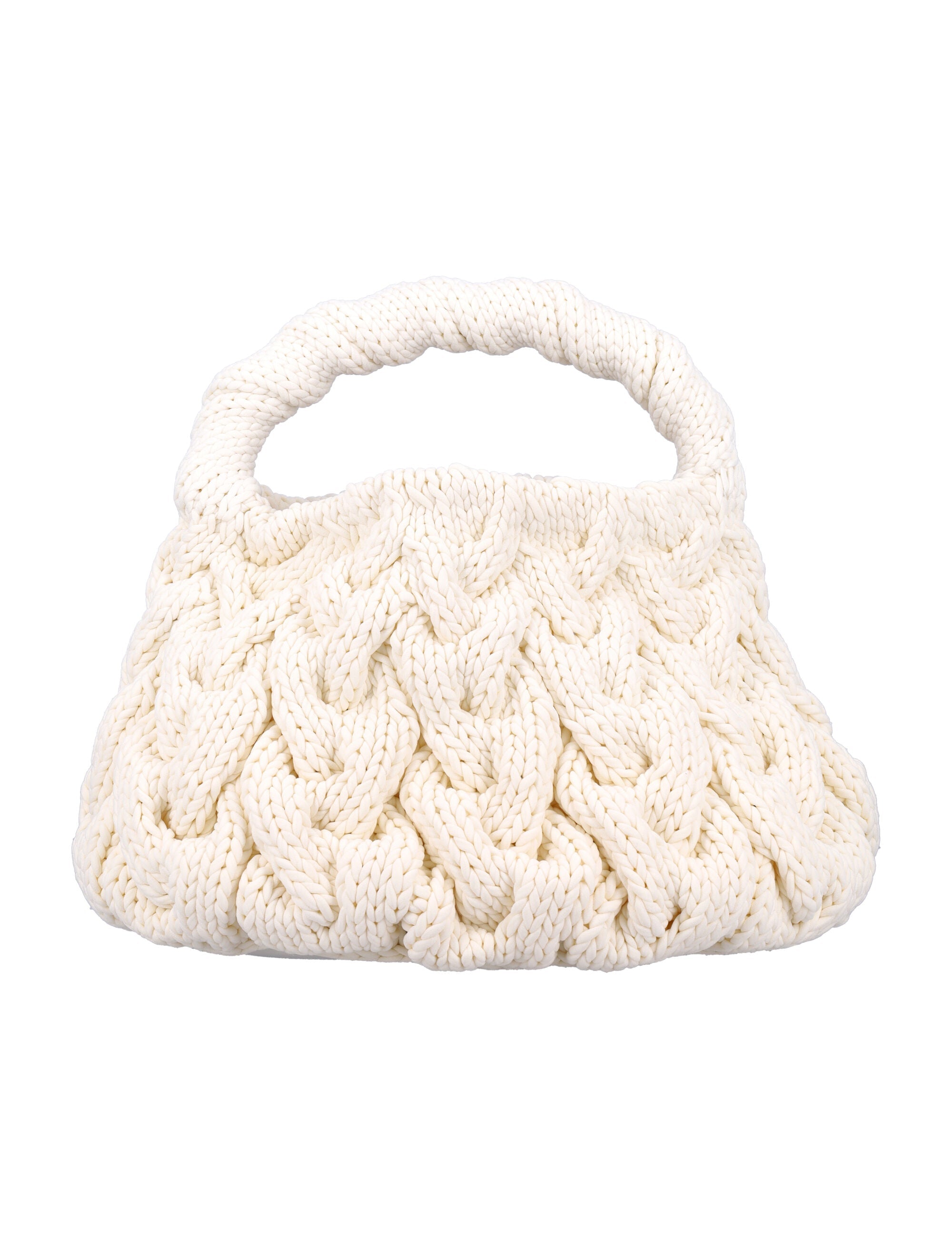 CABLE KNIT BAG