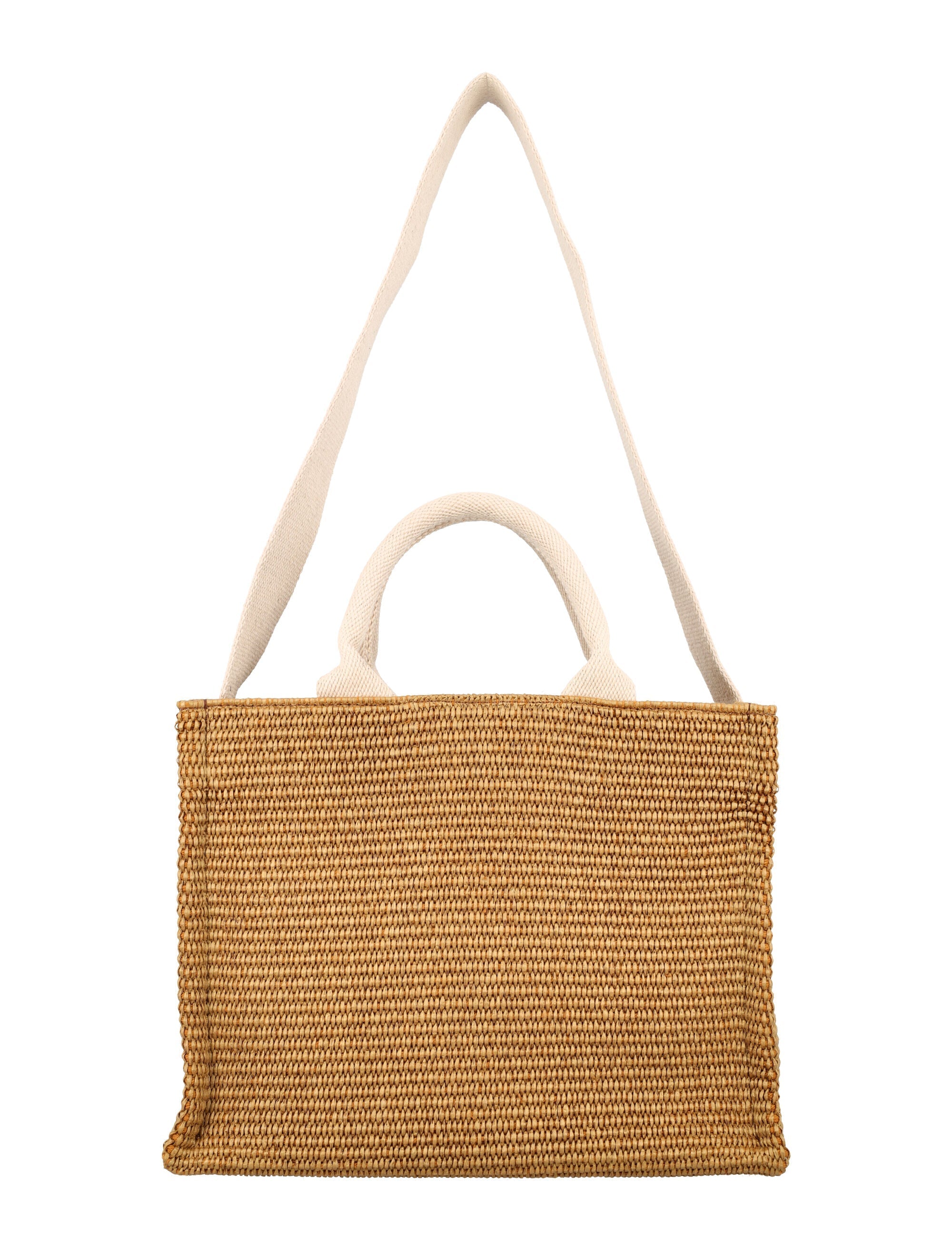 Small Raffia Tote Bag