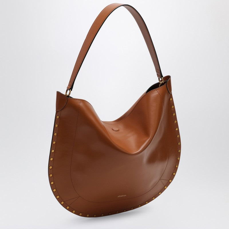 Isabel Marant Oskan Soft Cognac-Coloured Hobo Bag Women