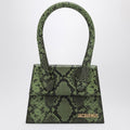 Jacquemus Le Chiquito Moyen Bag In Embossed Python Leather Women