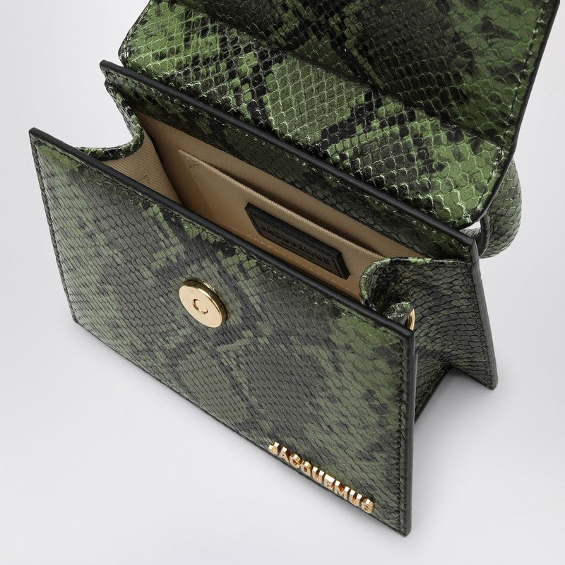 Jacquemus Le Chiquito Moyen Bag In Embossed Python Leather Women