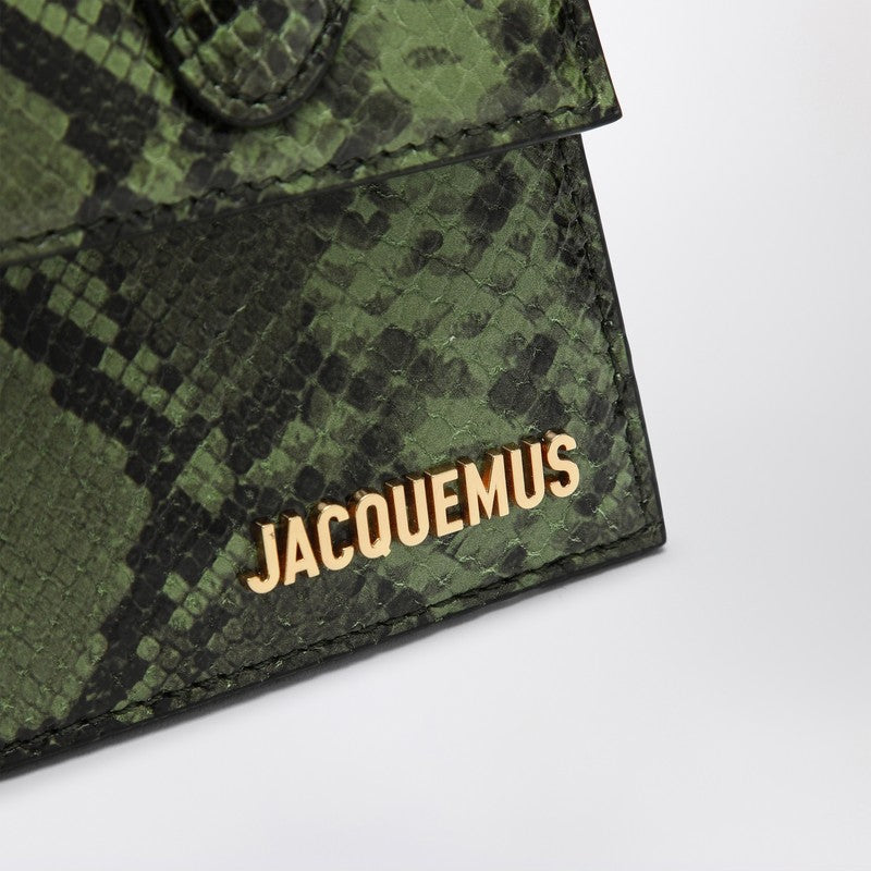 Jacquemus Le Chiquito Moyen Bag In Embossed Python Leather Women