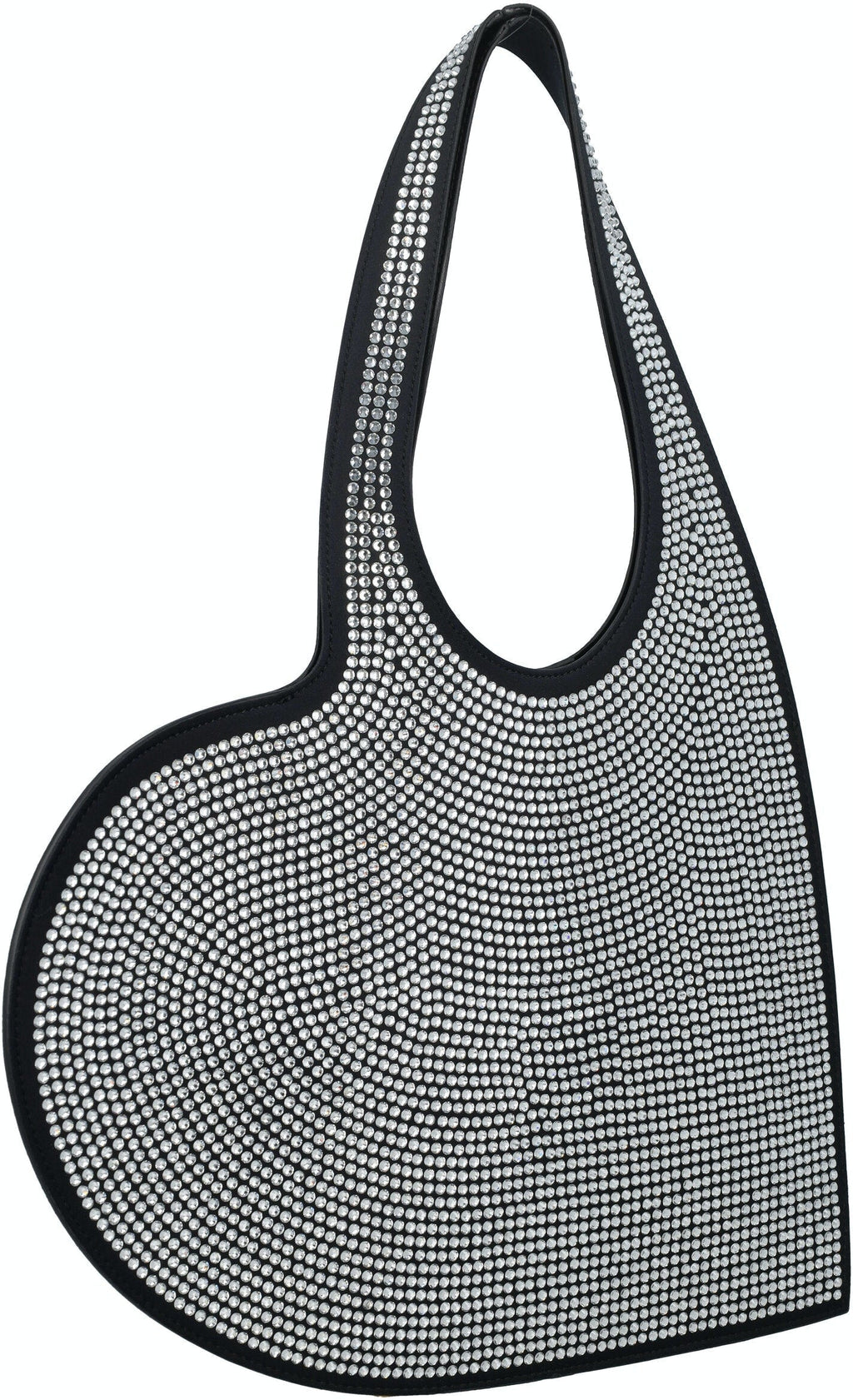 Heart Tote Bag With Crystals