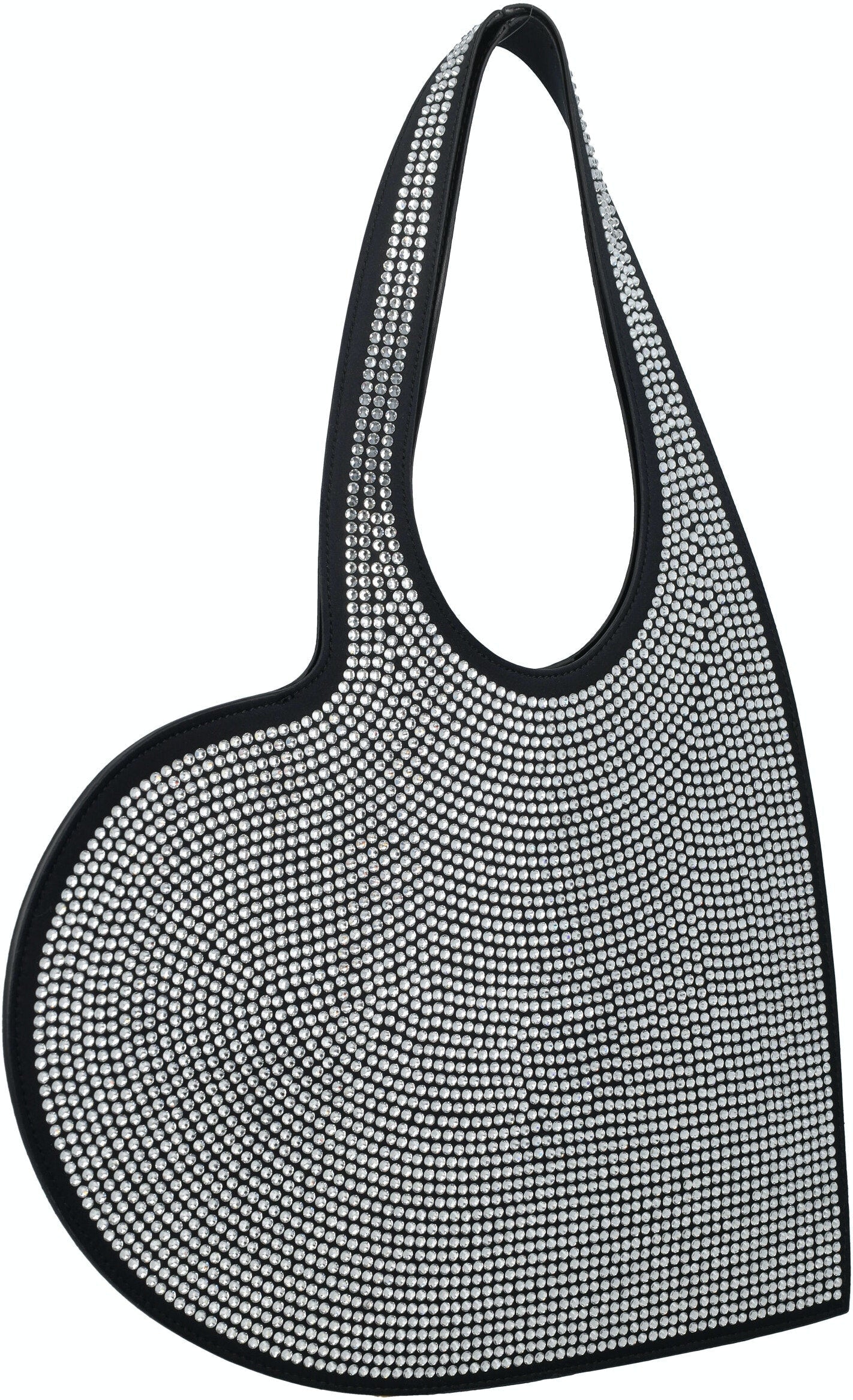 Heart Tote Bag With Crystals