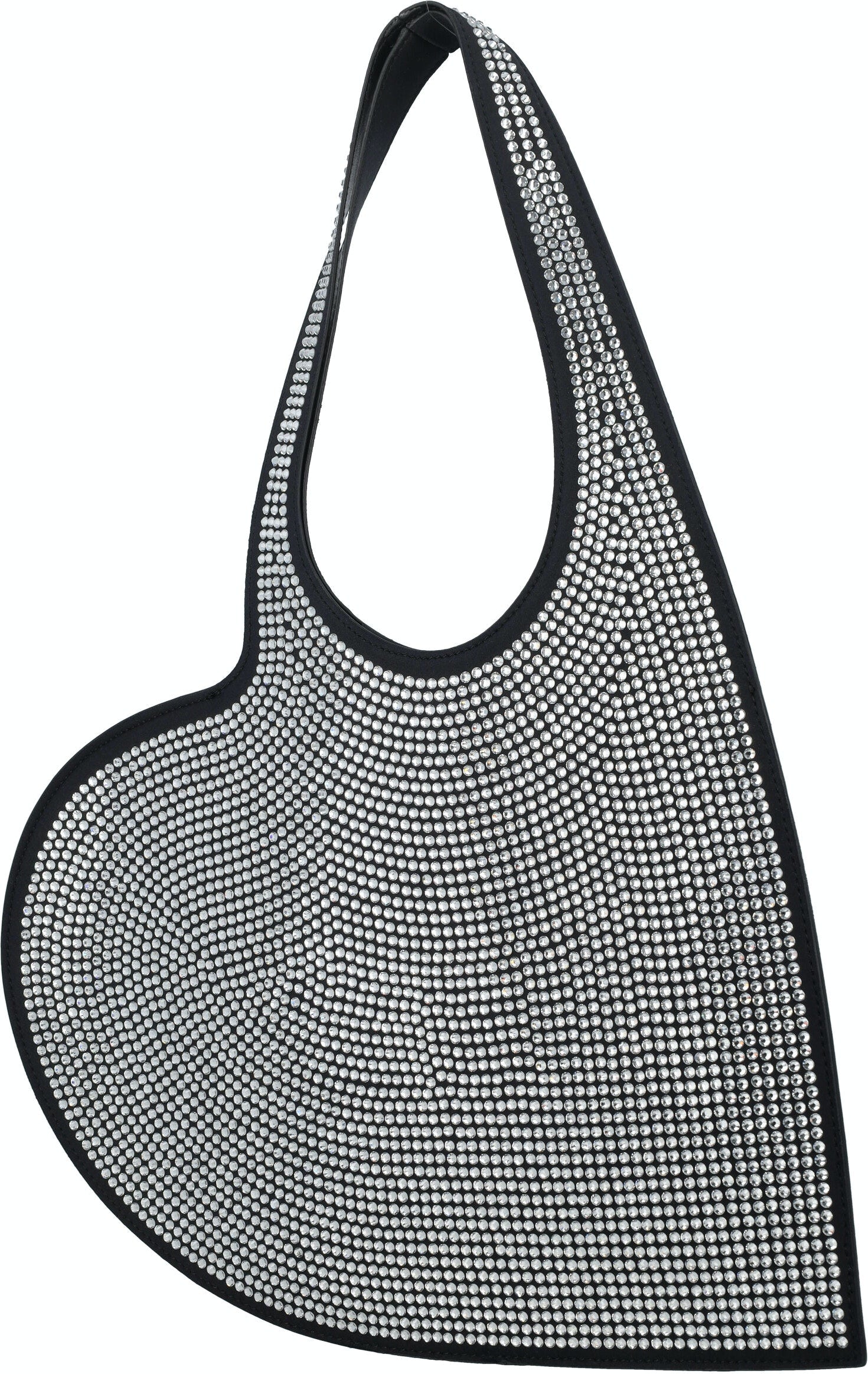 Heart Tote Bag With Crystals