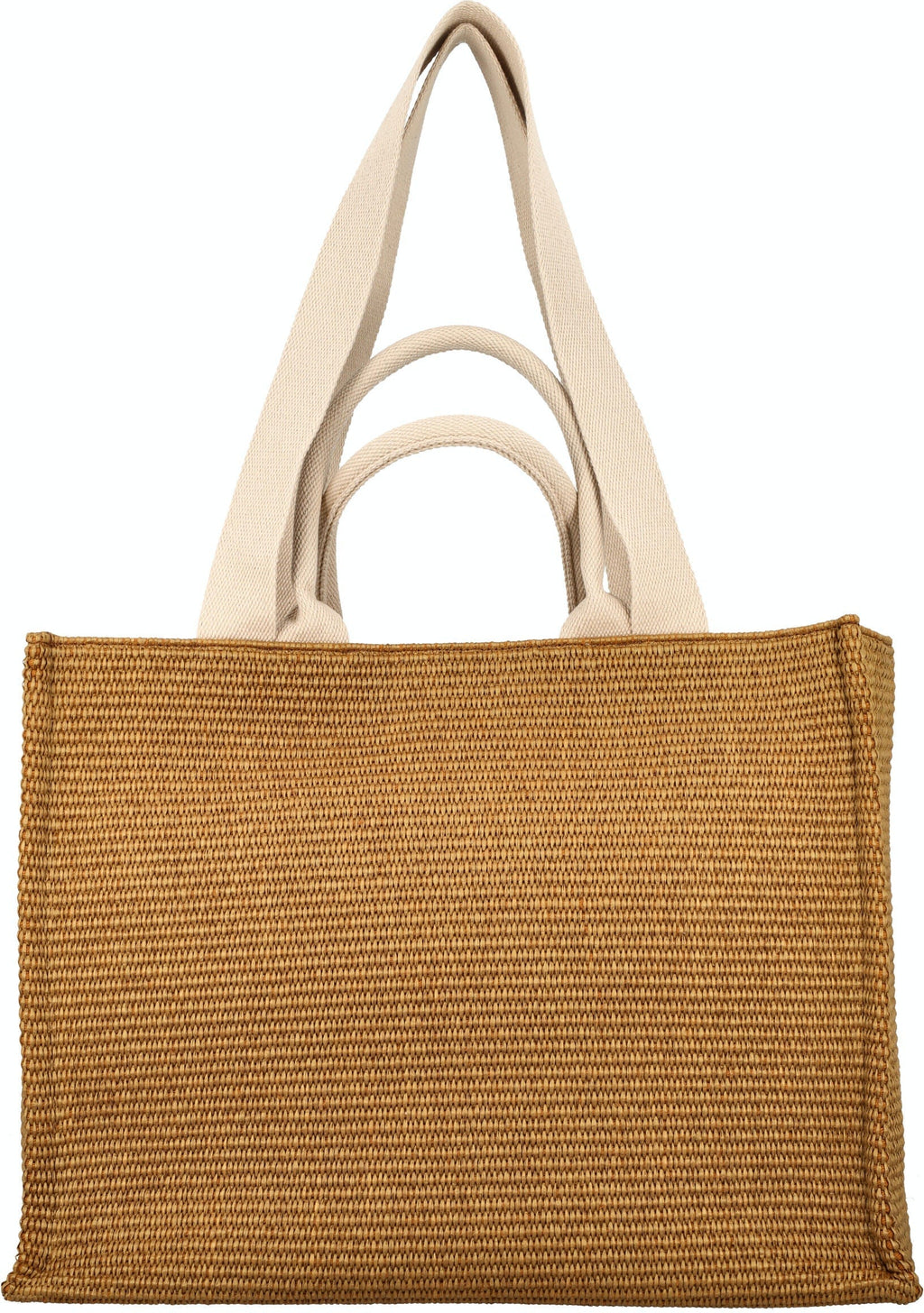 RAFFIA LARGE TOTE BAG
