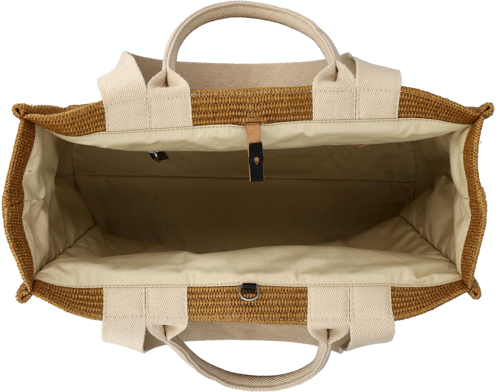 RAFFIA LARGE TOTE BAG