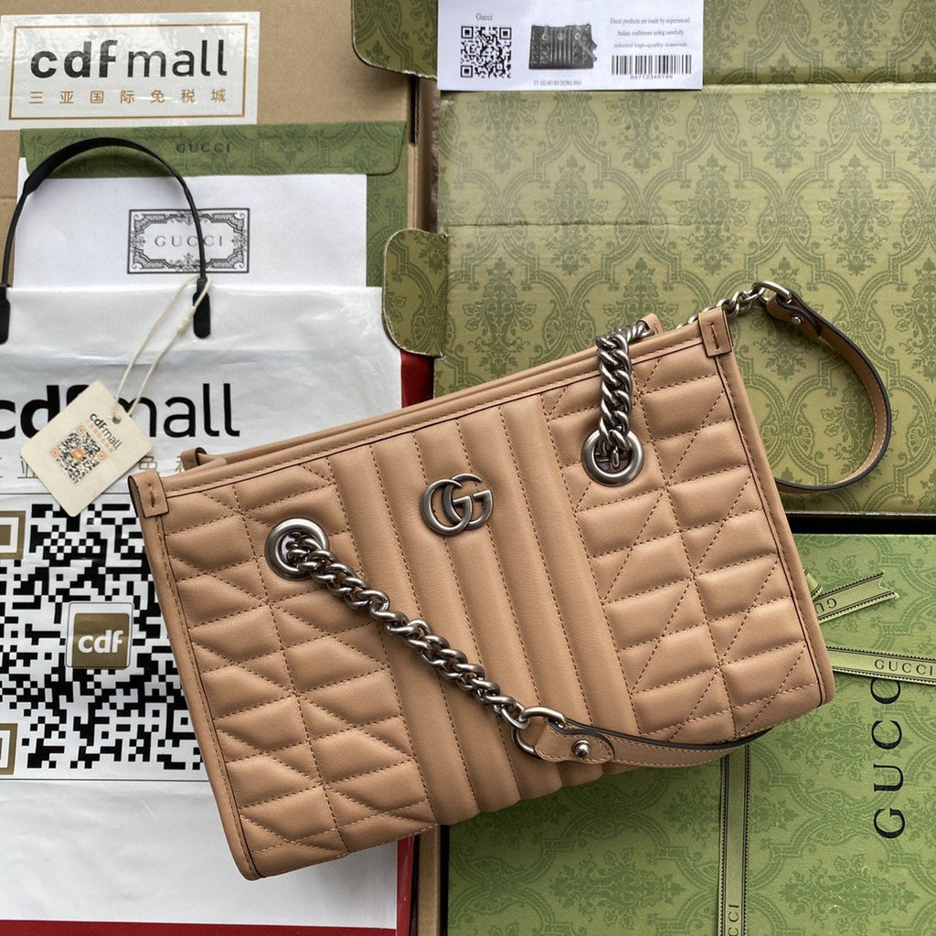 Glami Marmont MeGLAMIum Tote Bag Brown For Women 10.2in/26.5cm Glami
