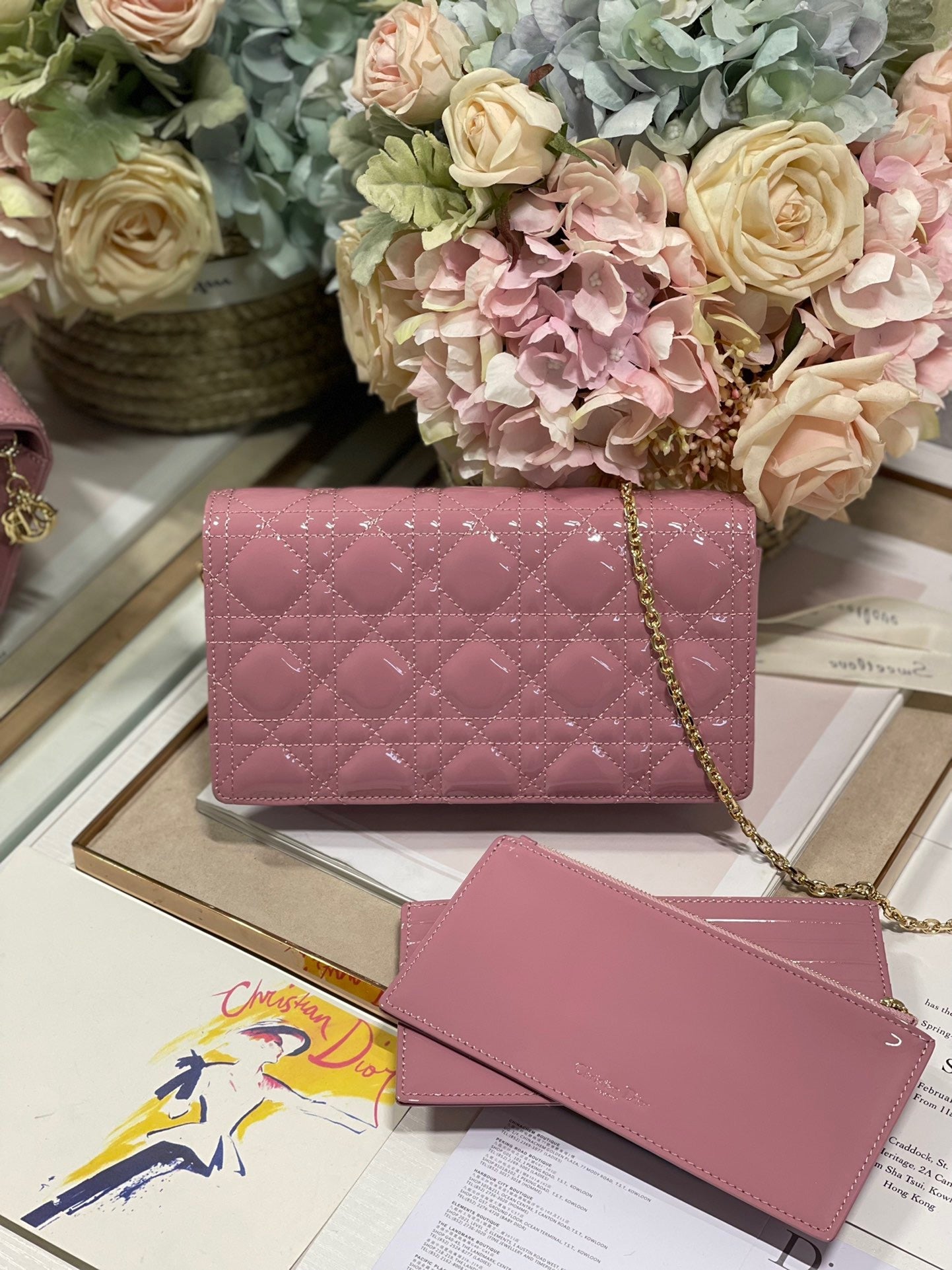 GLAMI Lady Pouch Pink, For Women, WomenÃ¢â‚¬â„¢s Handbags 8.5in/21.5cm CD