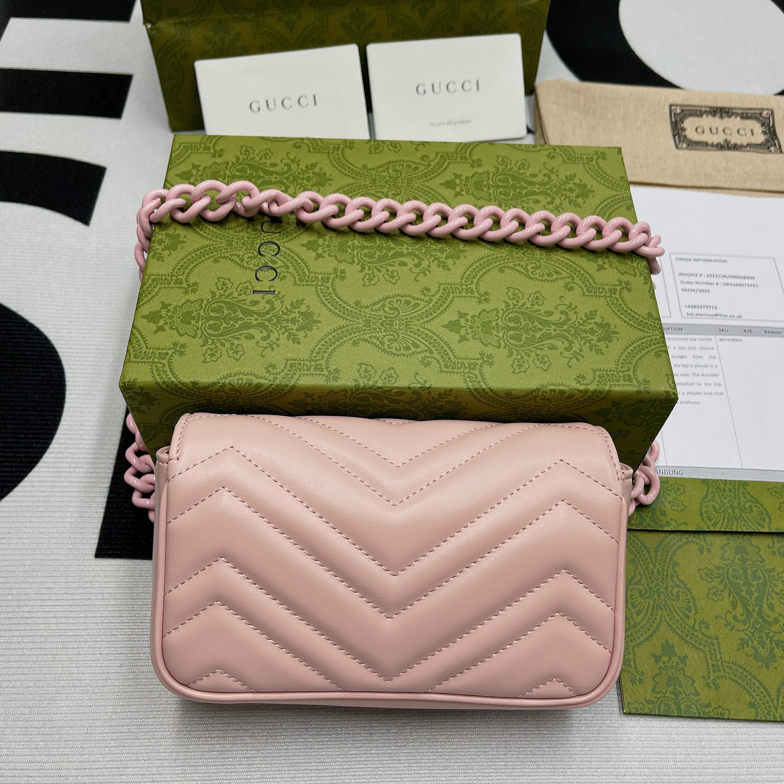 Glami Marmont Super Mini Bag Pink For Women, Women’s Bags 6.2in/17cm Glami