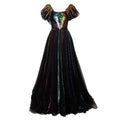 Gucci Embroidered Sequin Tulle Gown - '10s