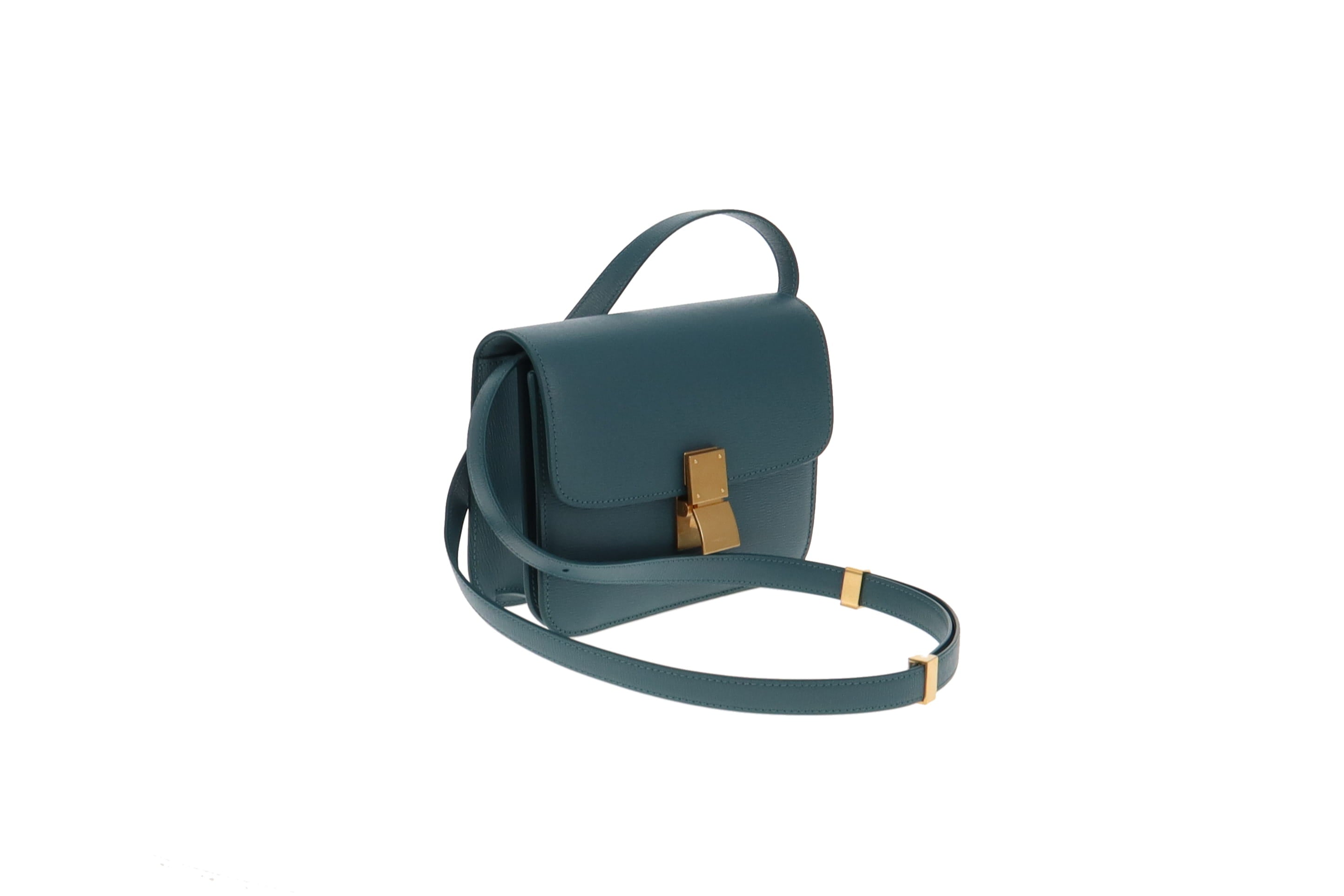 Celine Prussian Blue Calfskin LiÃƒÆ’Ã‚Â©gÃƒÆ’Ã‚Â© Teen Classic Bag