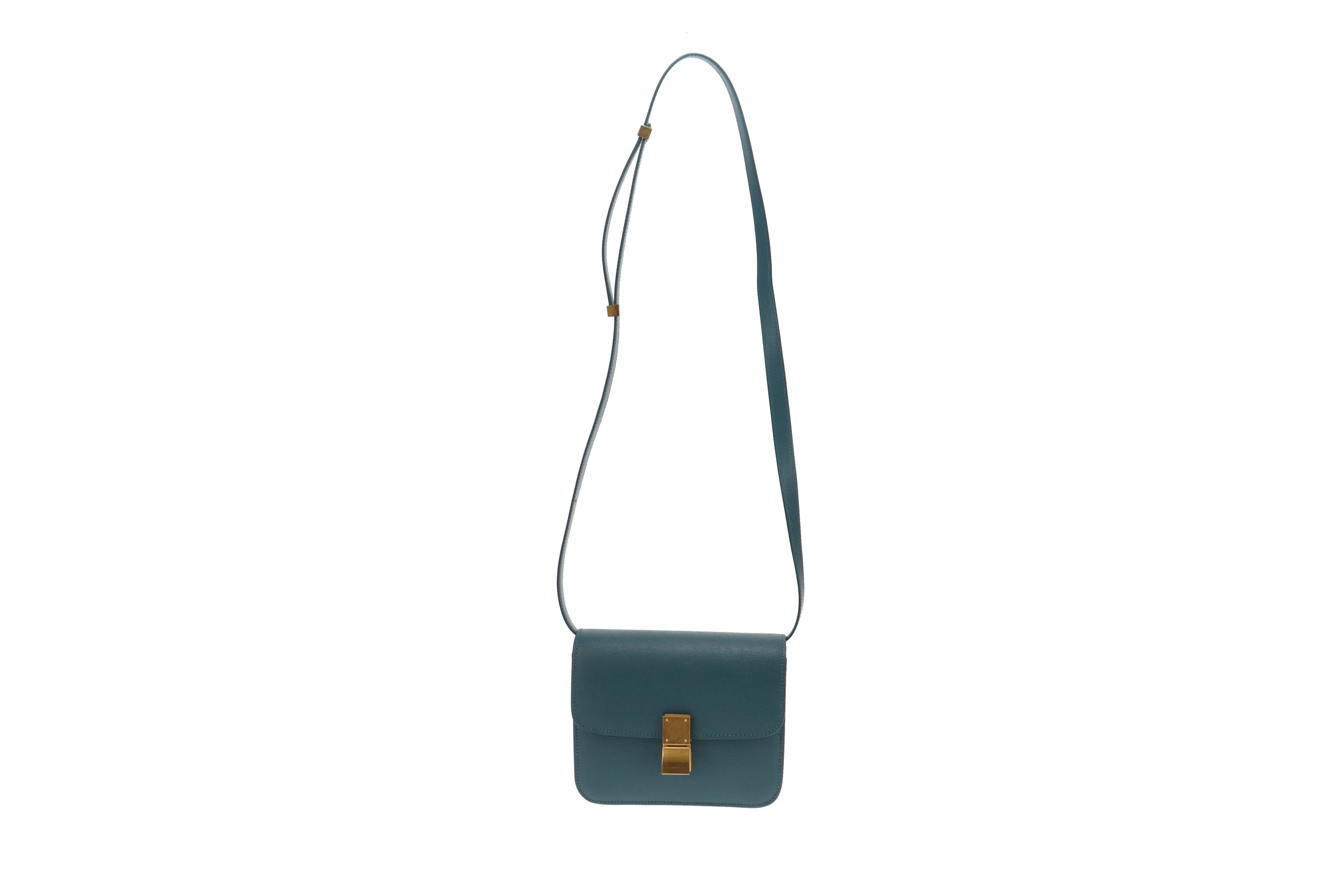 Celine Prussian Blue Calfskin LiÃƒÆ’Ã‚Â©gÃƒÆ’Ã‚Â© Teen Classic Bag