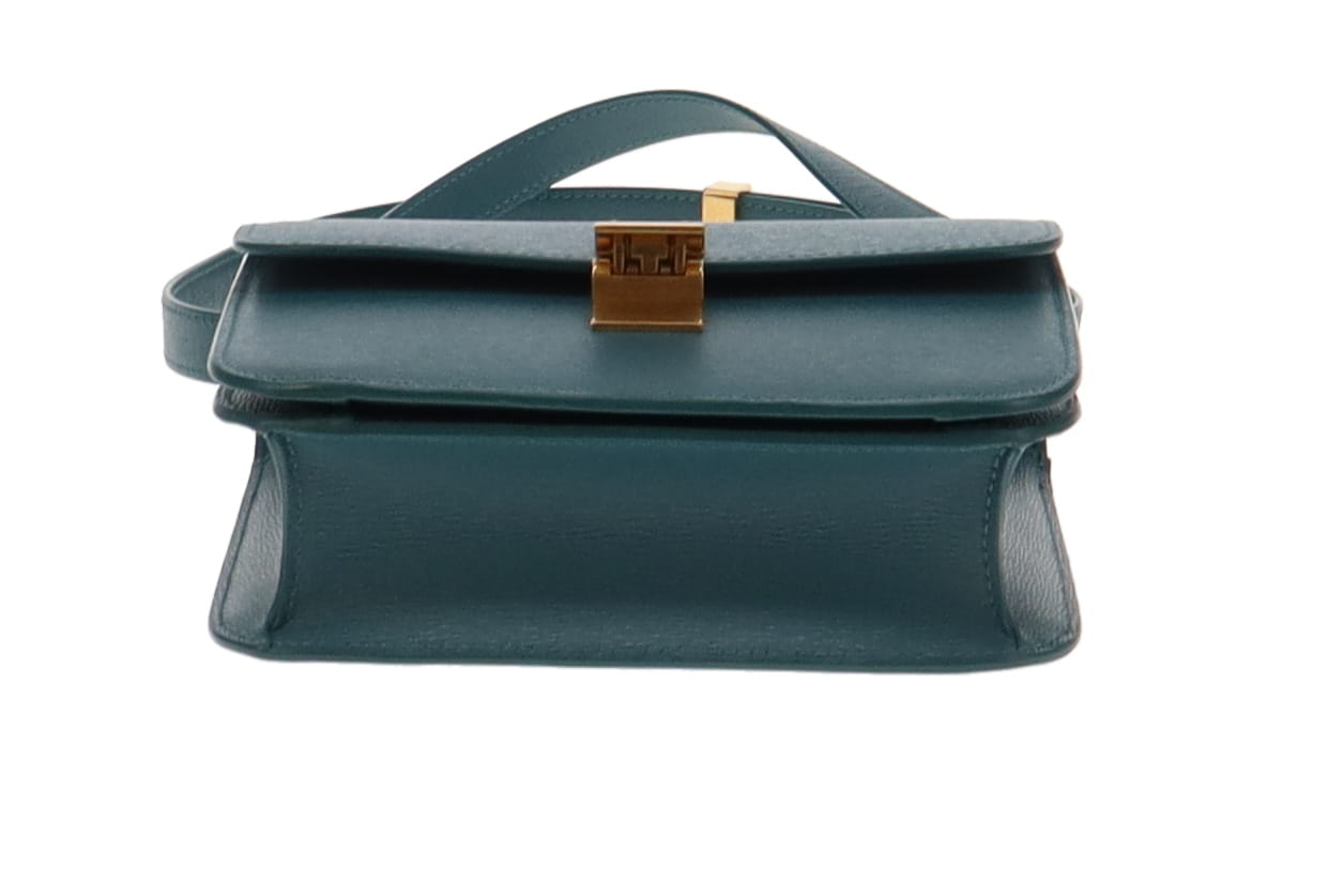 Celine Prussian Blue Calfskin LiÃƒÆ’Ã‚Â©gÃƒÆ’Ã‚Â© Teen Classic Bag