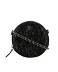 Chanel Round Camellia Crossbody Bag