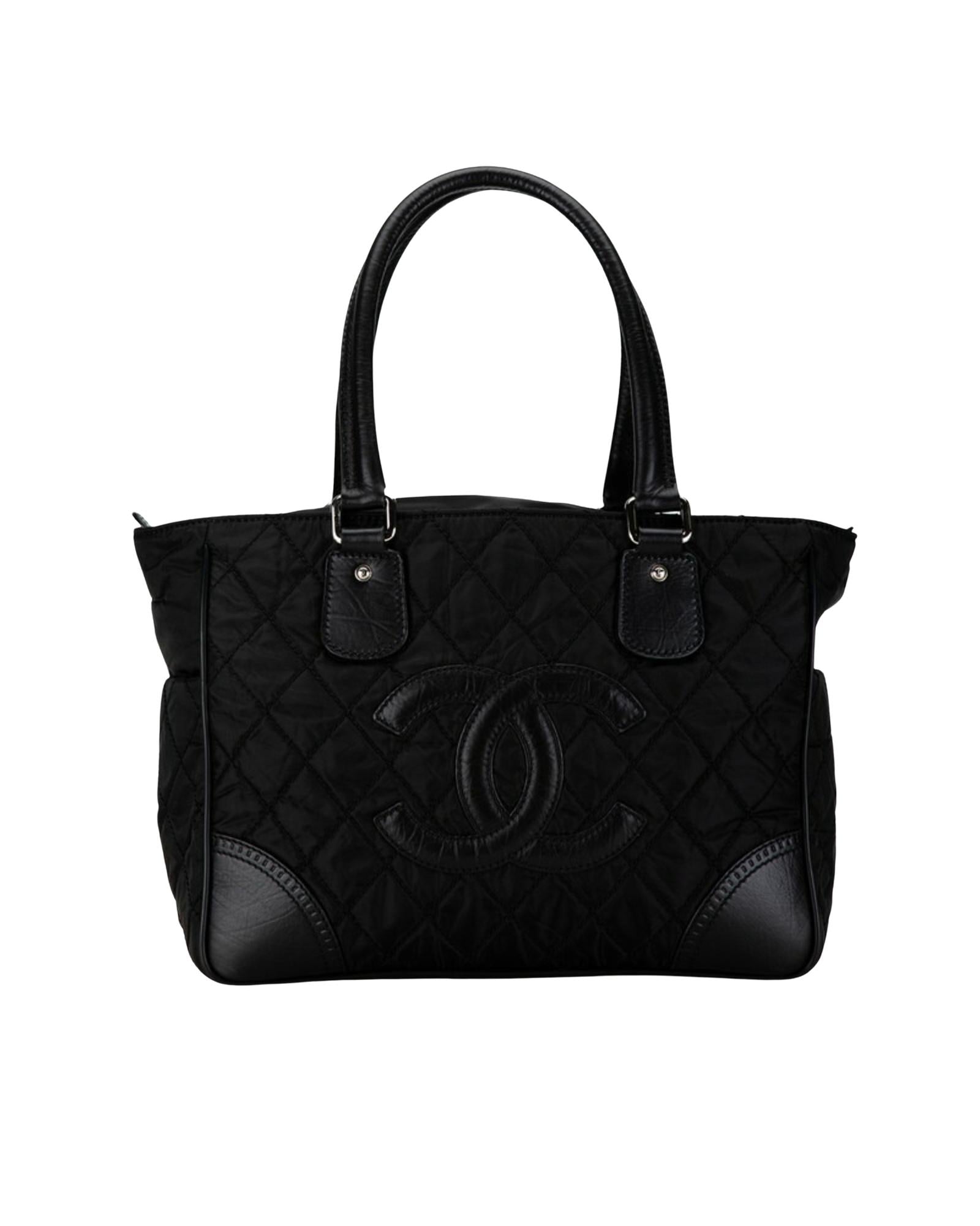 Chanel Quilted Nylon Tote Bag