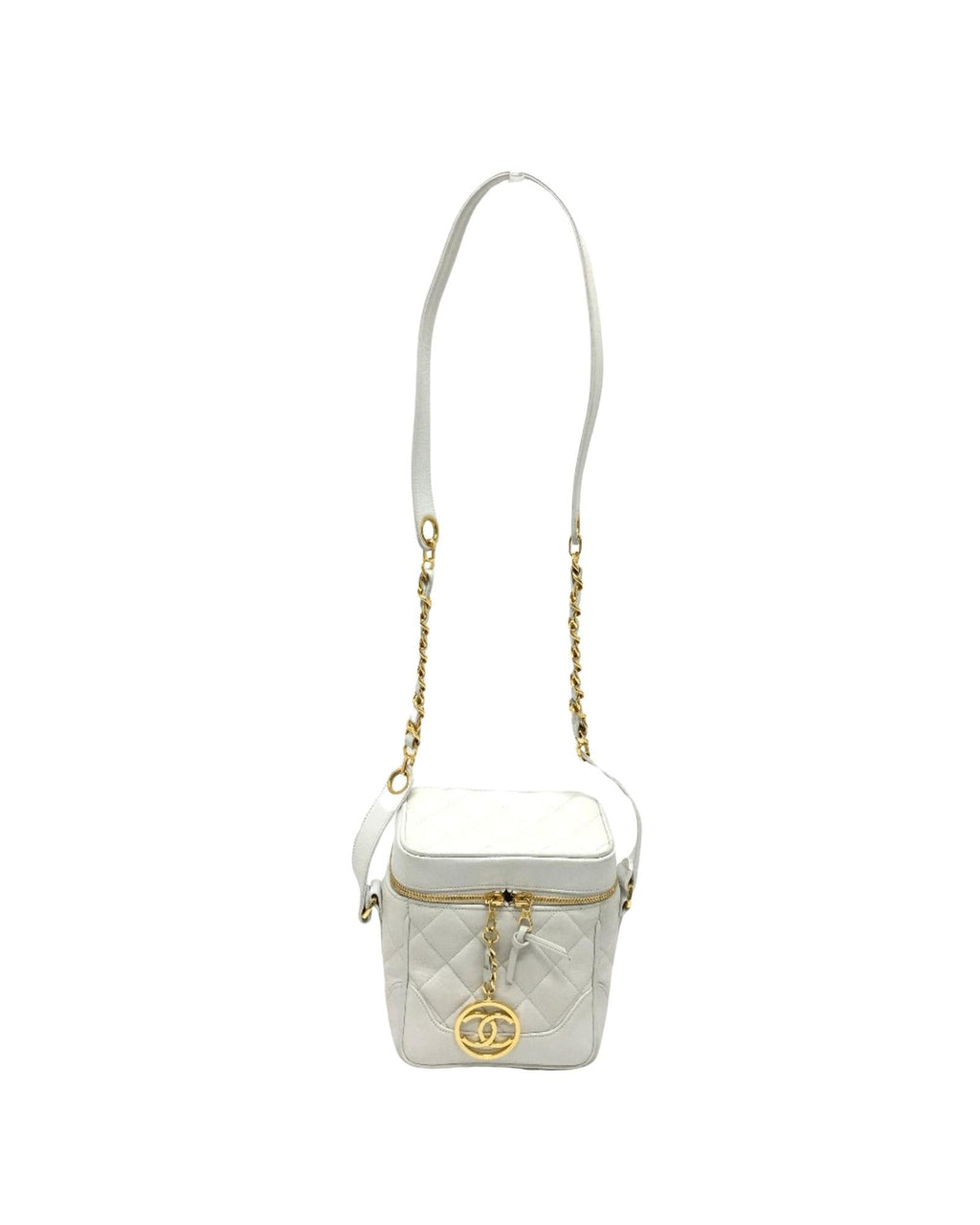 Chanel Vintage Quilted Leather Box Bag