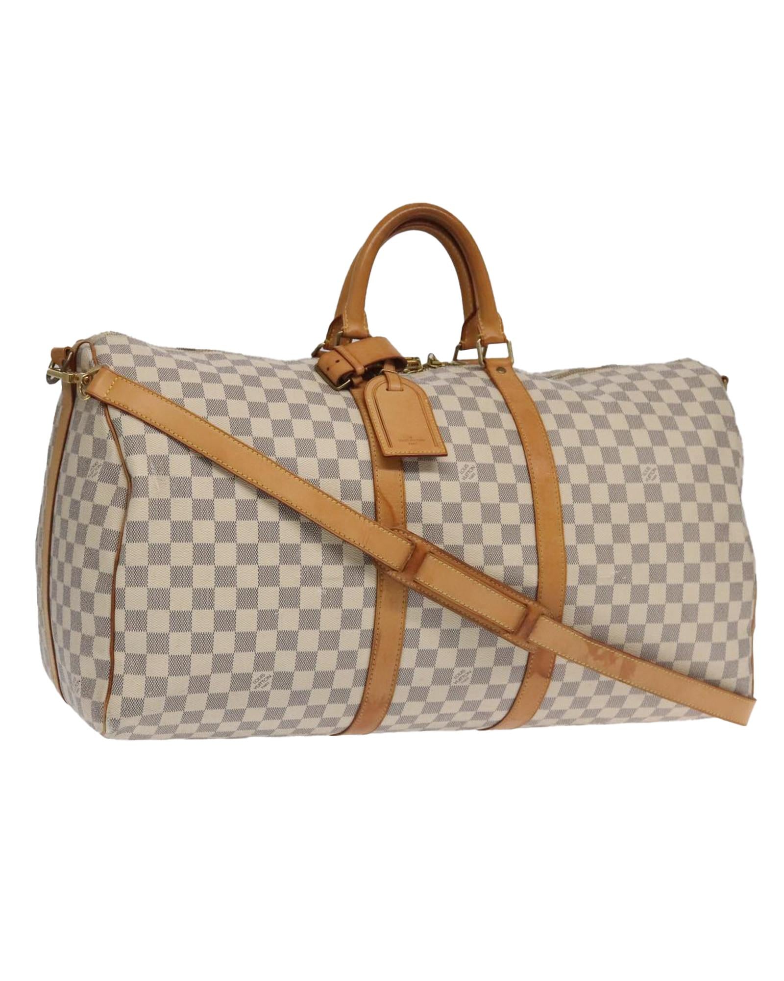 Keepall 55 Damier Azur Travel Bag