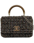 Chanel Mini Flap Bag Tweed Style