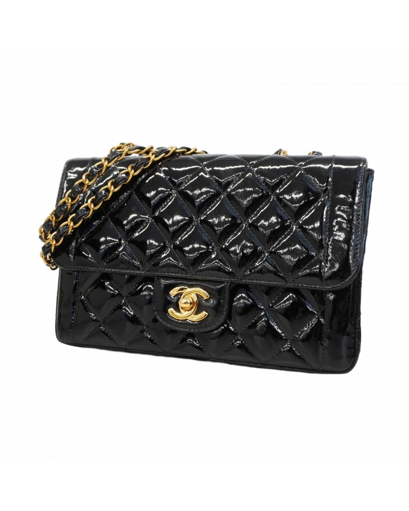 Chanel Classic Flap Bag Patent Leather