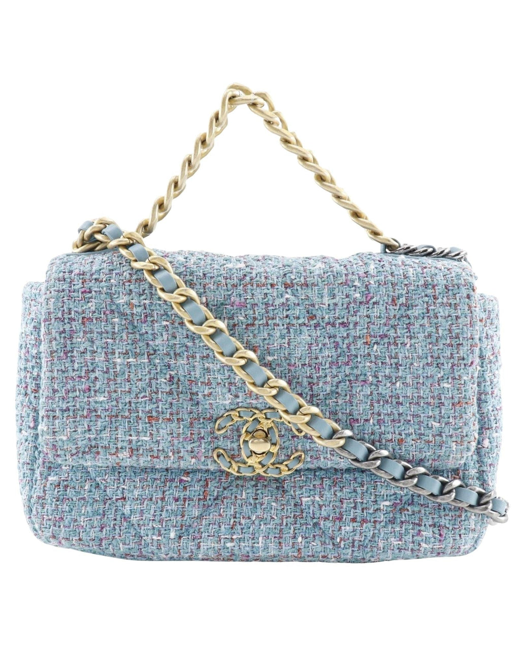 Chanel Chanel 19 Tweed Shoulder Bag
