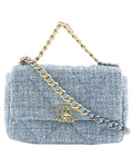 Chanel Chanel 19 Tweed Shoulder Bag