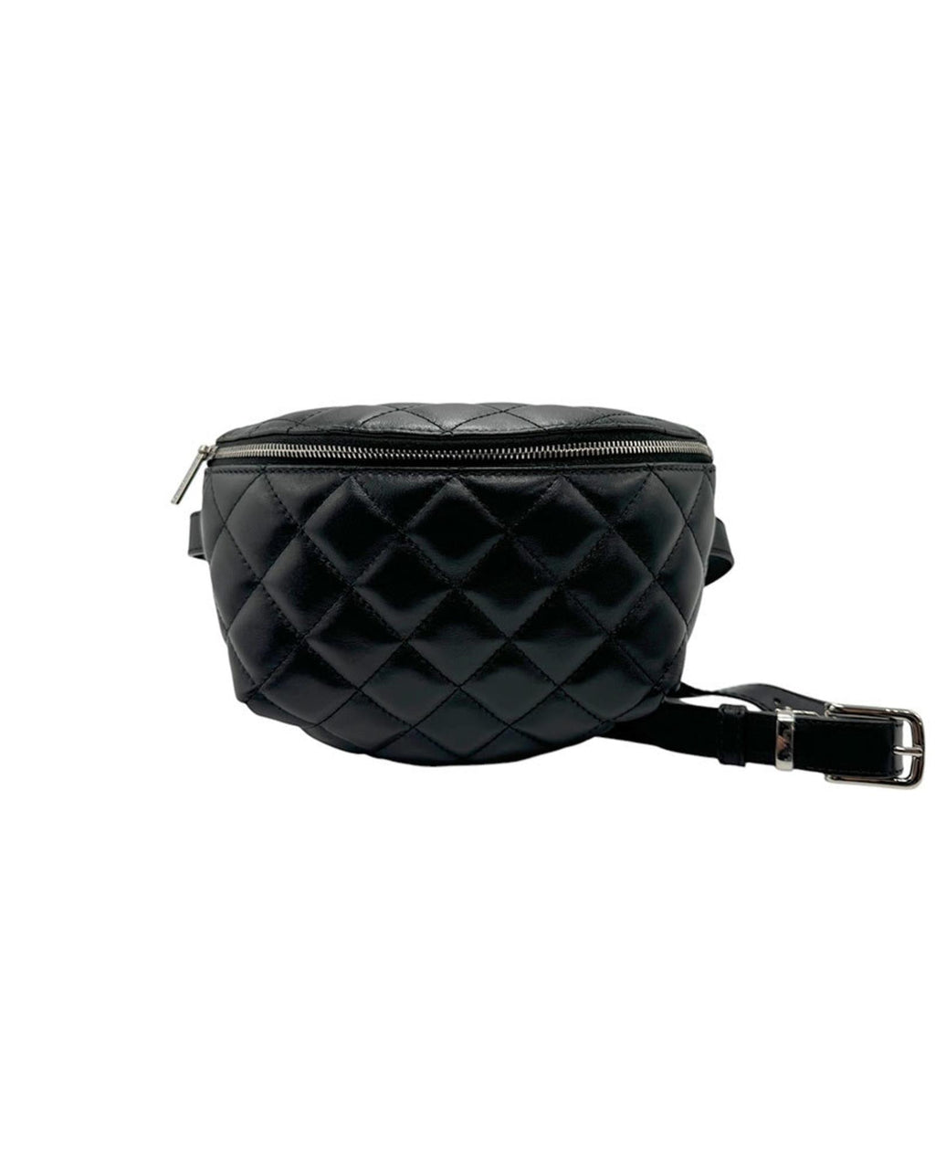 Chanel quilted leather belt bag