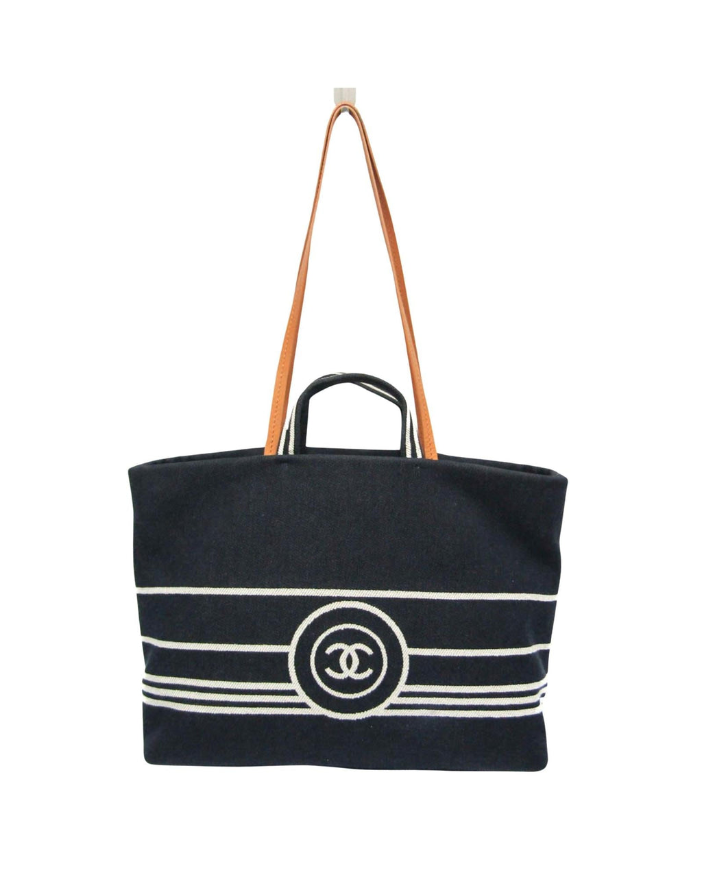 Chanel Coco Cocoon Tote Bag Navy Blue