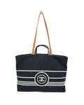 Chanel Coco Cocoon Tote Bag Navy Blue