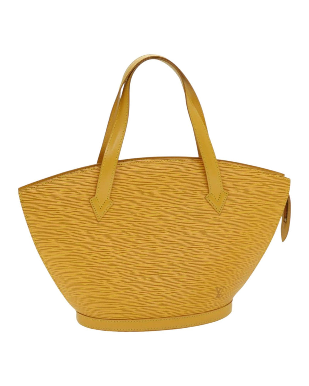Cabas Piano Handbag Yellow Epi Leather