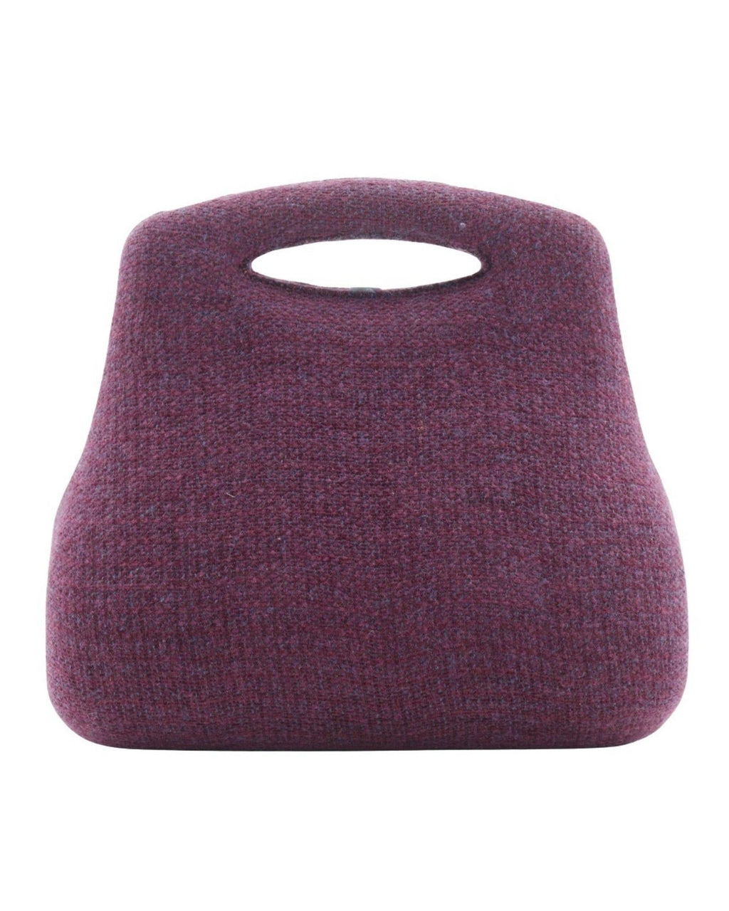 Chanel Classic Handbag  Purple Tweed