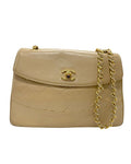 Chanel Classic Flap Bag Beige Lambskin