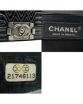 Chanel Boy Bag Chevron Quilted Lambskin
