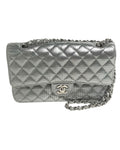 Chanel Classic Flap Bag Metallic Silver