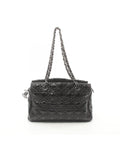 Chanel Quilted Patent Leather Chain Bag