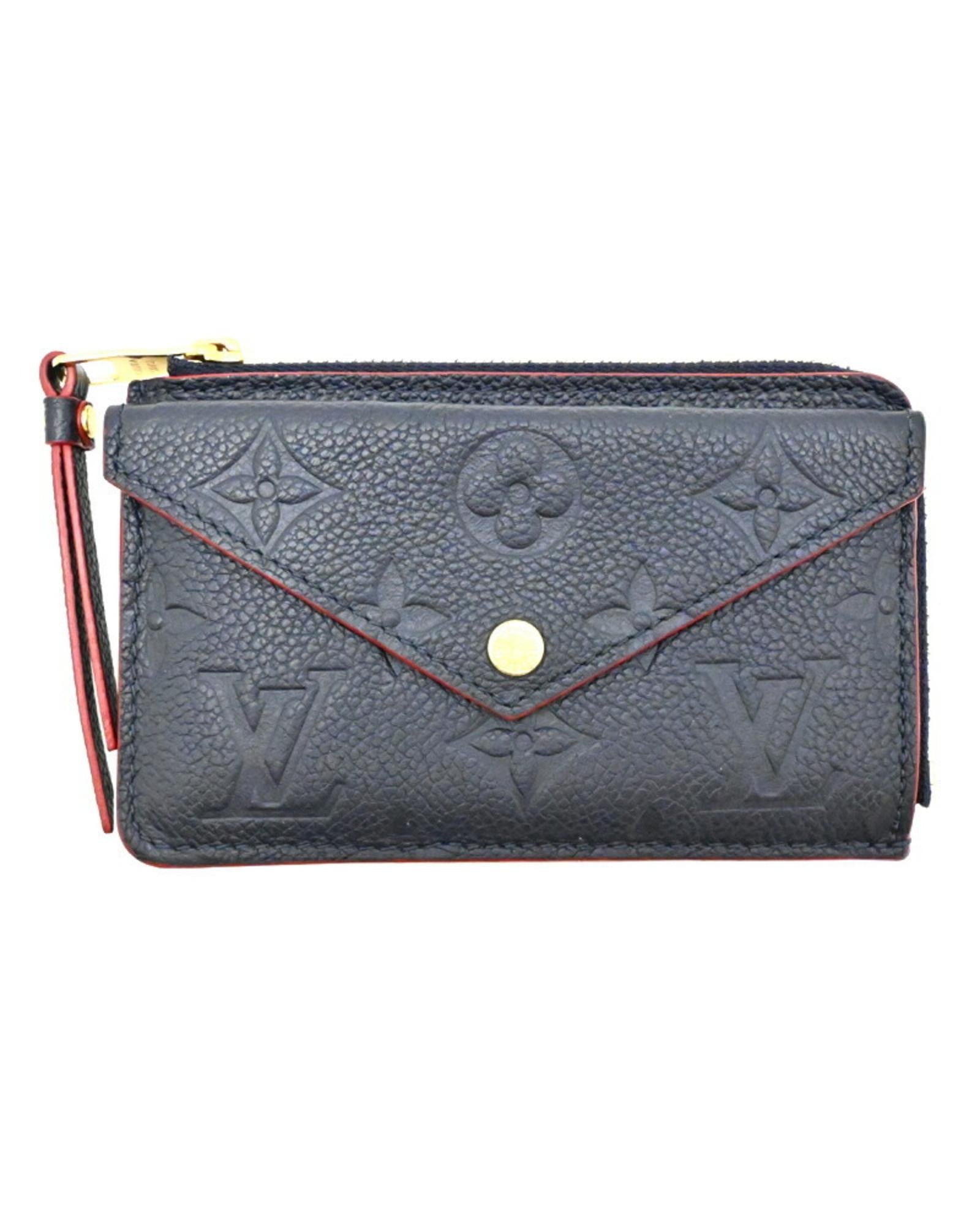 Leather Porte Cartes Recto Verso with Box