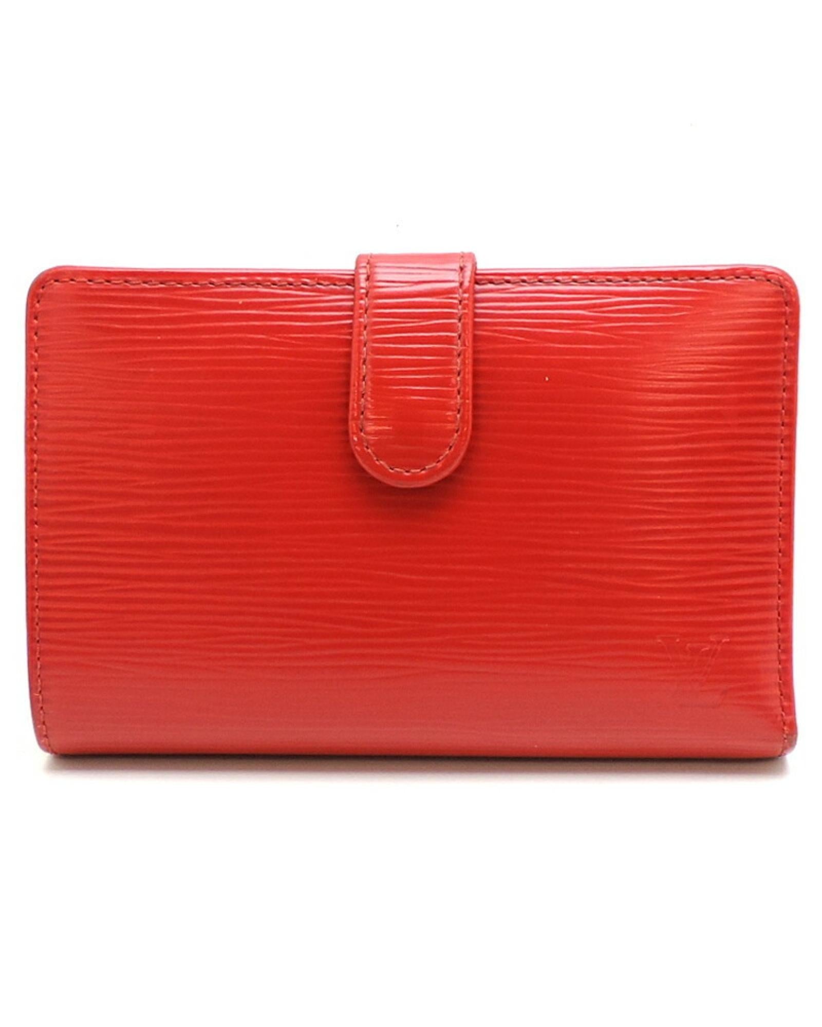 Epi Leather Wallet Red